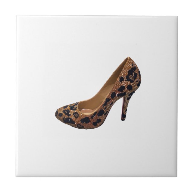 Carreau Pompe de chaussure de talon haut d'empreinte de (Devant)