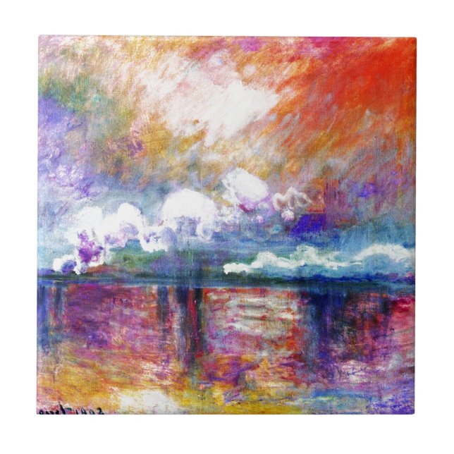 Carreau Pont croisé de Claude Monet Charing (Devant)