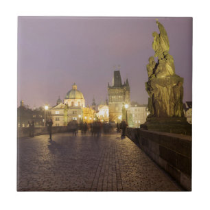 Carreau Pont de Charles, photo de souvenir de Prague