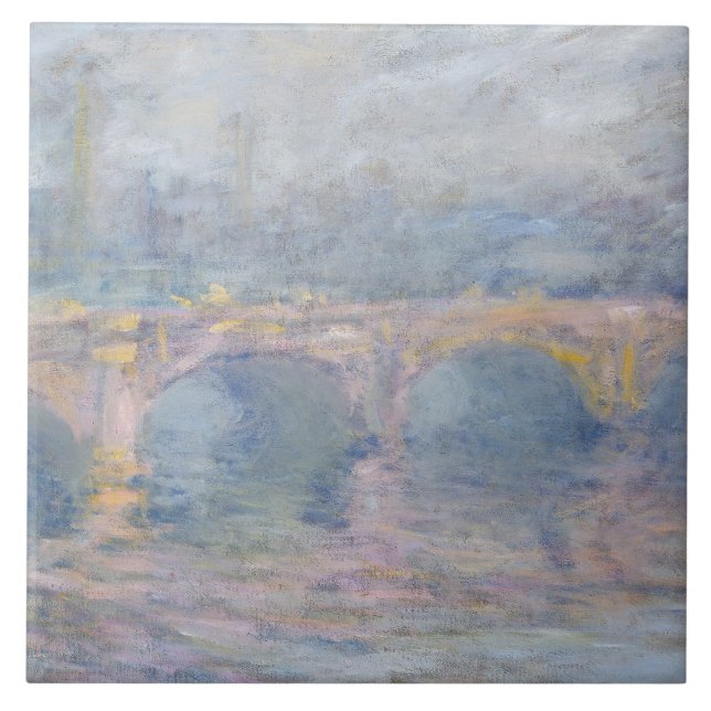 Carreau Pont de Claude Monet | Waterloo, Londres, au (Devant)