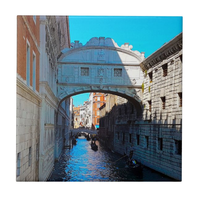 Carreau Pont de Venise Italie de Sighs Canal Travel (Devant)