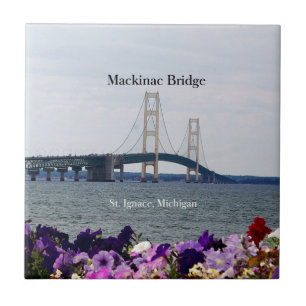 Carreau Pont Mackinac Tuile de ressort St. Ignace