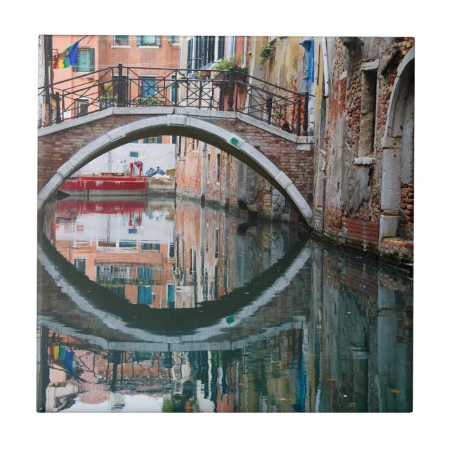 Carreau Pont sur le canal de Venise (Devant)