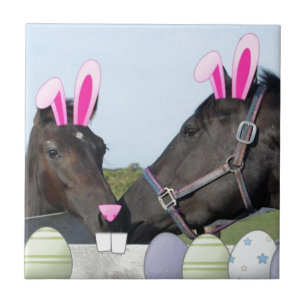 Carreau Pony de Pâques et cheval