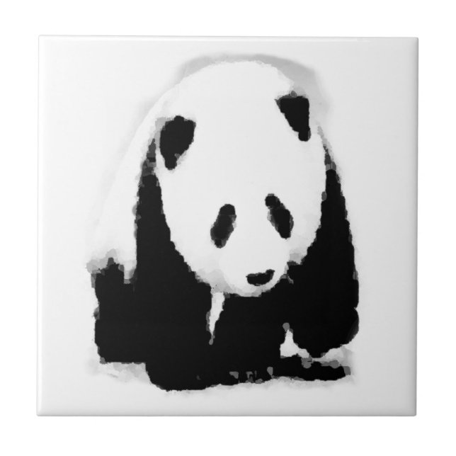 Carreau Pop Art Baby Panda (Devant)