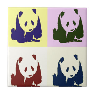 Carreau Pop Art Baby Pandas