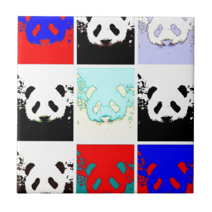 Carreau Pop Art Panda