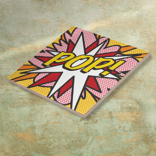 Carreau POP Fun Retro Comic Book Pop Art