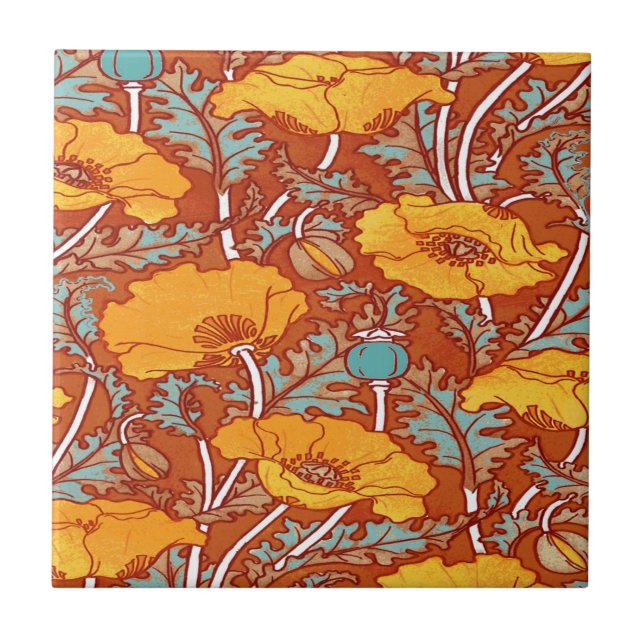 Carreau Poppy vintage (Devant)