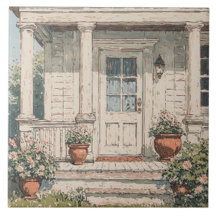 Carreau Porche de Maison de Campagne