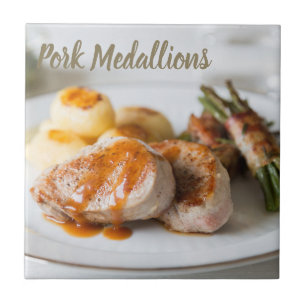 Carreau Pork medallions tenderloin with potatoes and beans
