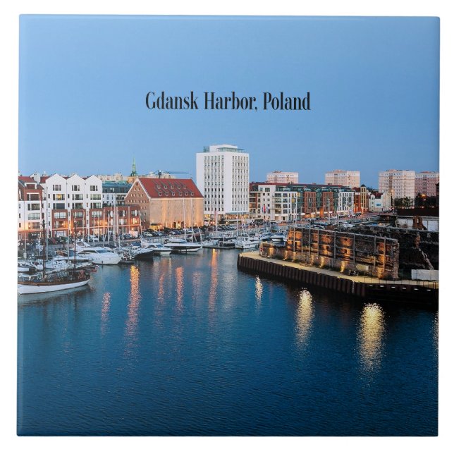 Carreau Port de Gdansk, Pologne (Devant)
