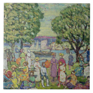 Carreau Port de Gloucester (huile sur la toile)