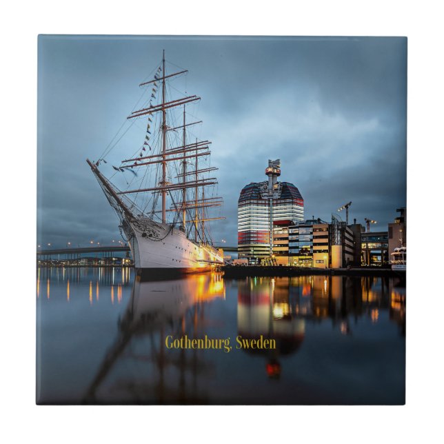 Carreau Port de Göteborg, Suède (Devant)