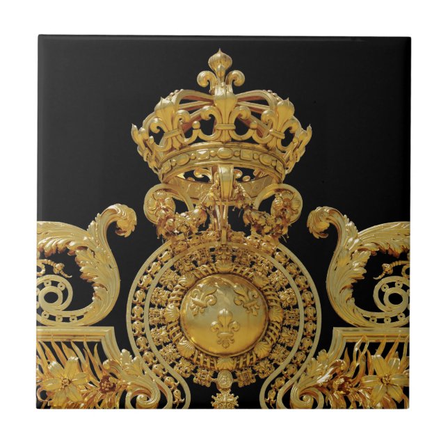 Carreau Porte d'or isolée du château de Versailles - Franc (Devant)