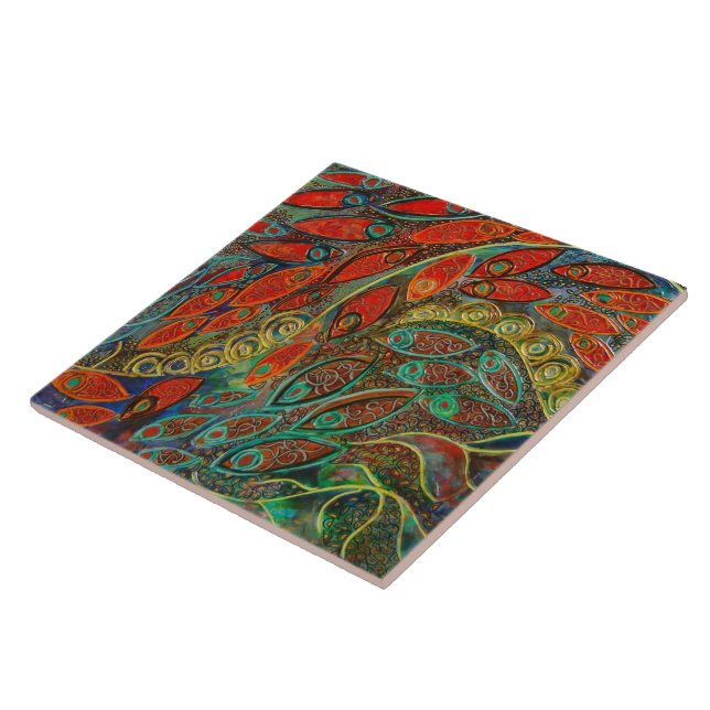 Carreau "Porte giratoire" (peinture) (Côté)