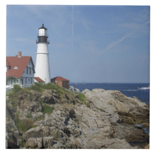 Carreau Portland Head Light, Cape Elizabeth, Maine,