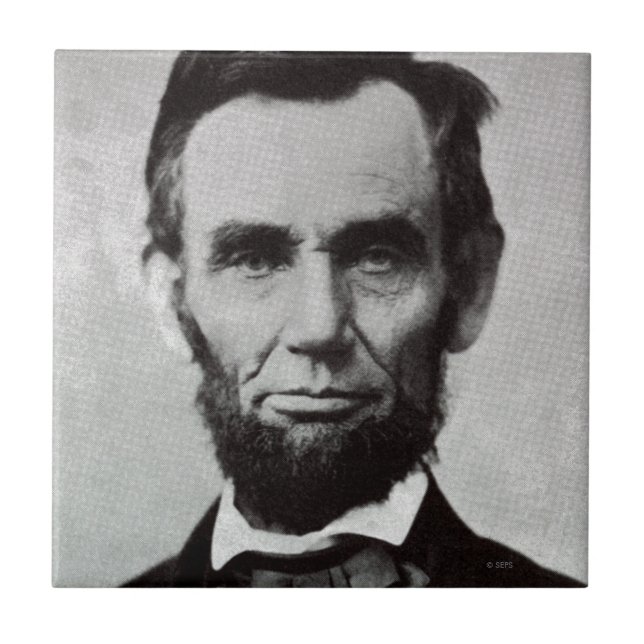 Carreau Portrait d'Abe Lincoln 2 (Devant)