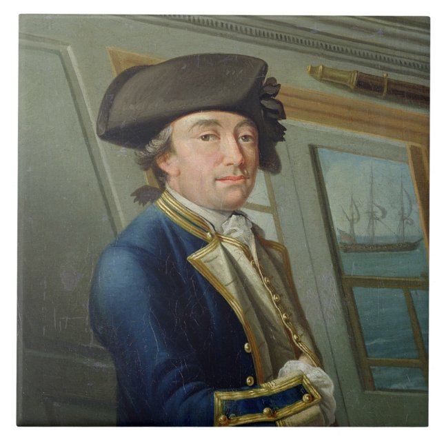 Carreau Portrait de capitaine William Locker (1731-1800) (Devant)