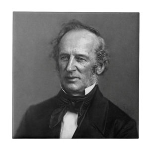 Carreau Portrait de Cornélius Vanderbilt de commodore