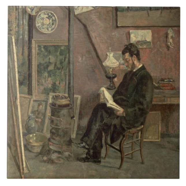 Carreau Portrait de docteur Martinez, 1878 (huile sur la (Devant)