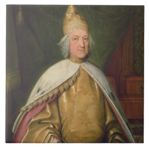 Carreau Portrait d'un doge (huile sur la toile)