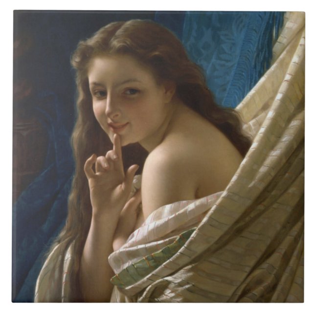 Carreau Portrait d'une jeune femme féroce (Devant)