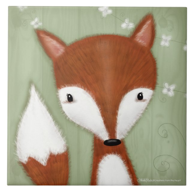 Carreau Portrait Fox (Devant)