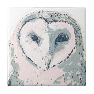 Carreau Portrait funky Owl