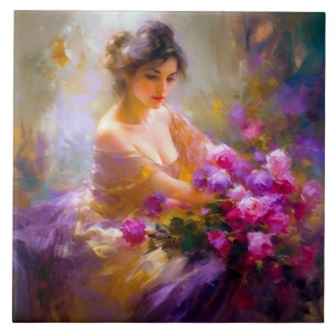 Carreau Portrait sensuel