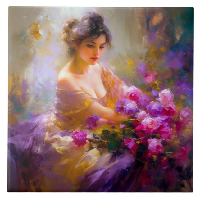 Carreau Portrait sensuel (Devant)