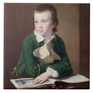 Carreau Portrait T33403 du Revd William Rastall comme B