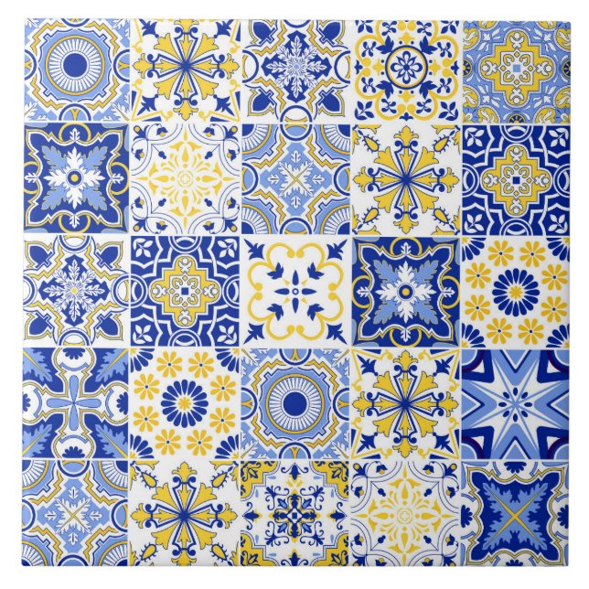 Carreau Portuguese Tiles Pattern Ceramic Tile  (Devant)