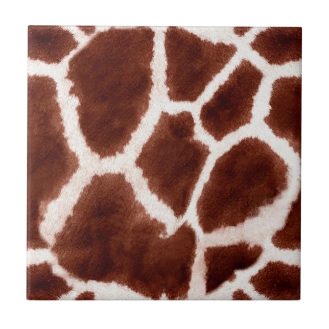 Carreau Poster de animal Motif Giraffe (Devant)