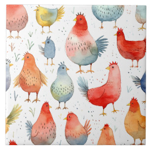 Carreau Poulets d'élevage