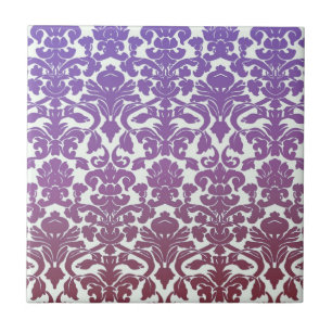Carreau Pourpre vintage de papier peint