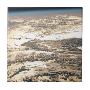 Carreau Poutres De Soleil Au Large De L'Océan Atlantique