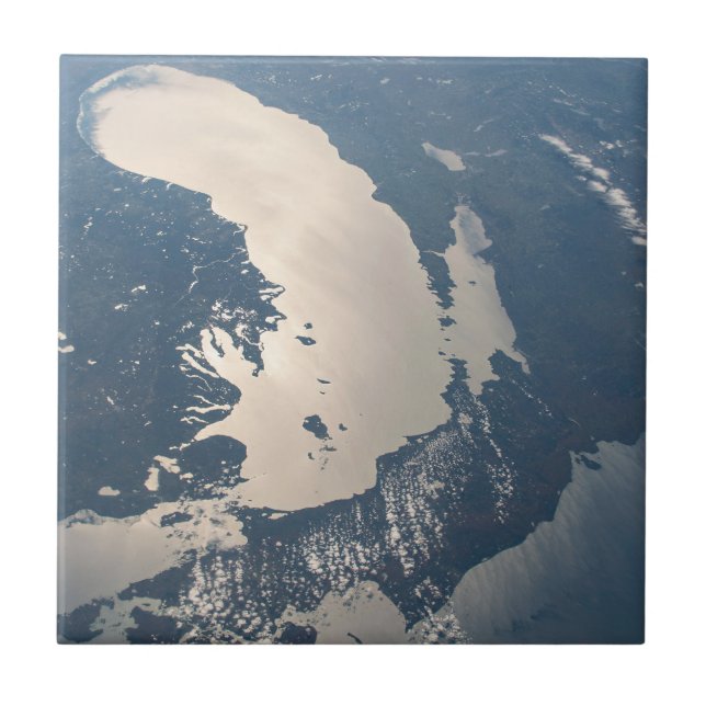 Carreau Poutres Sunglint Au Bord Du Lac Michigan (Devant)