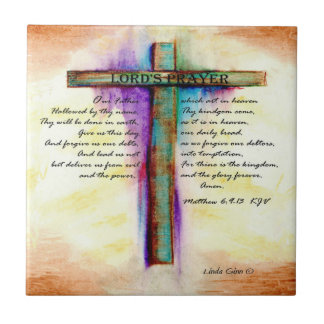Carreau Prayer Cross du seigneur