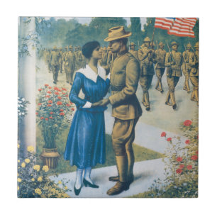 Carreau Première Guerre mondiale vintage : L'Homme Coloré 