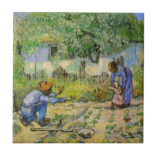 Carreau Premières étapes (après Millet) par Vincent van Go (Devant)