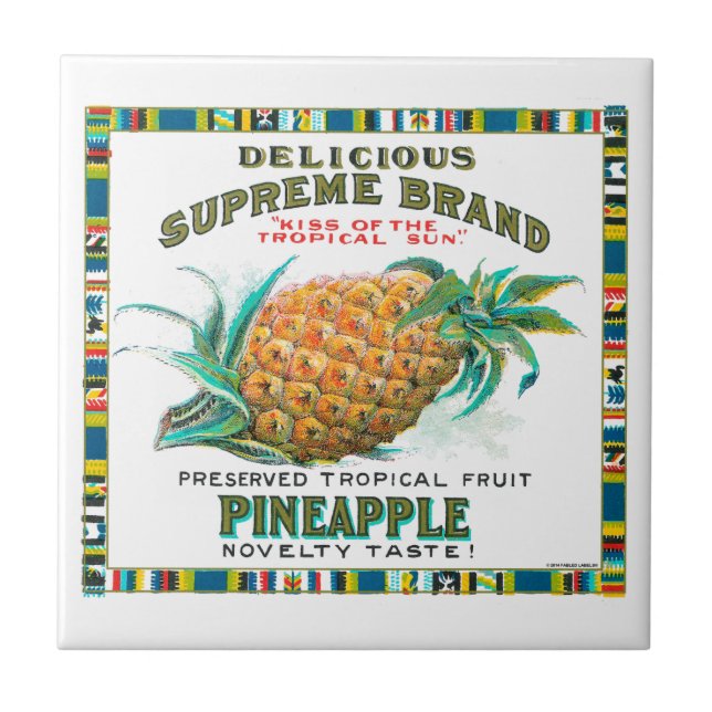 Carreau Préservations Suprême d'ananas (Devant)