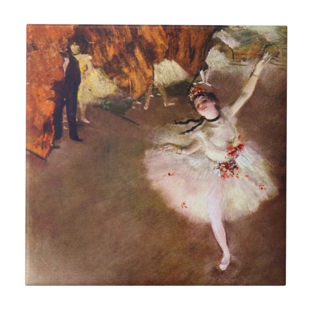 Carreau Prima Ballerina, Rosita Mauri par Edgar Degas (Devant)