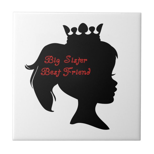 Carreau Princesse Big Soeur Meilleur Ami (Devant)