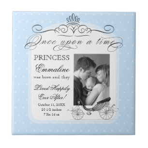Carreau Princesse Carriage Polka Dot Swirl Photo Baby Girl