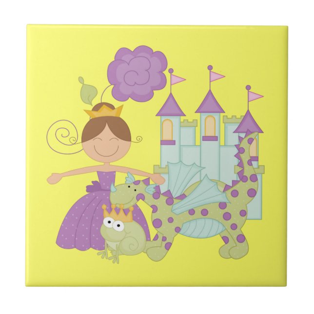Carreau Princesse de brune (Devant)