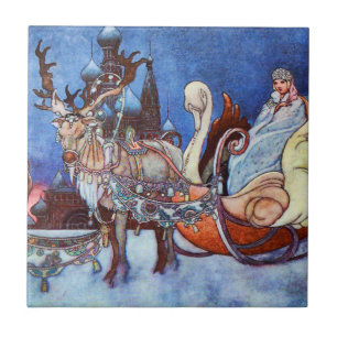 Carreau Princesse russe Charles Robinson Illustration