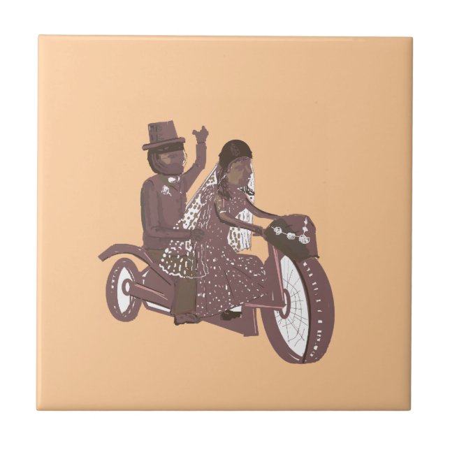 Carreau Produits Mariage de moto (Devant)