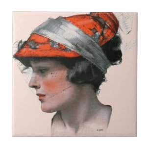 Carreau Profil de la femme
