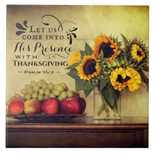 Carreau Psalm 95:2 Into His Presence with Thanksgiving